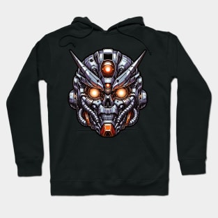 Biomech Skull S01 D44 Hoodie